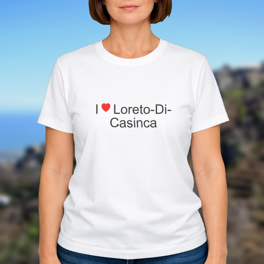 T-shirt I love loreto-di-casinca