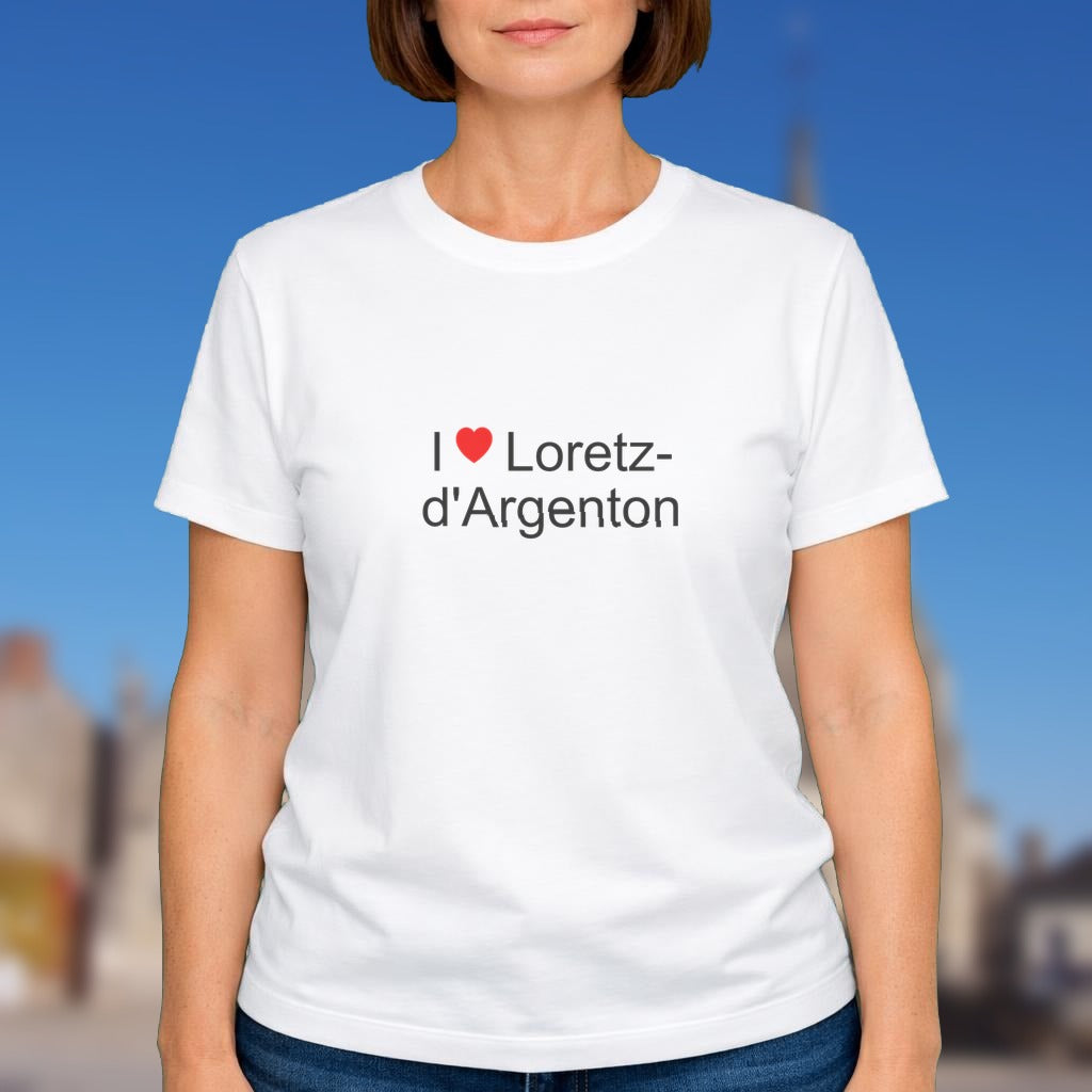 T-shirt I love loretz-d'argenton