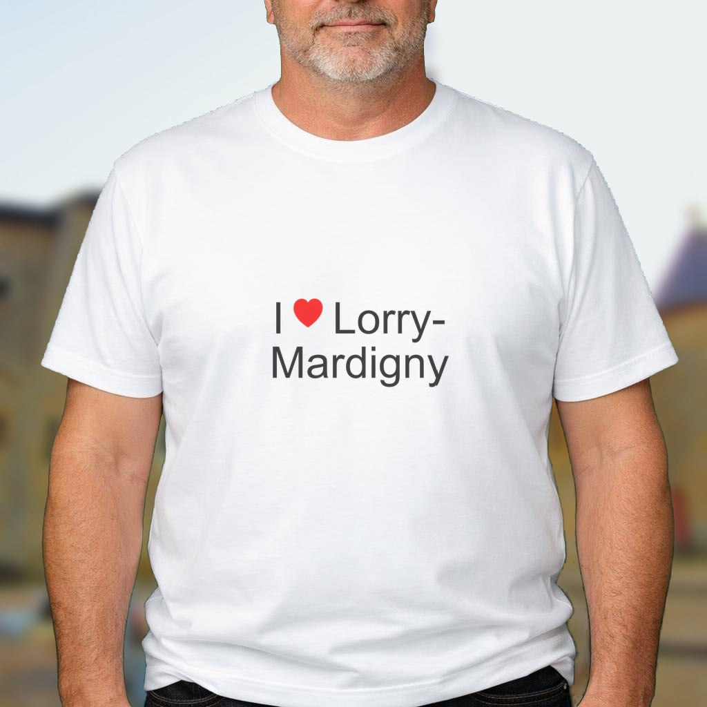 T-shirt I love lorry-mardigny