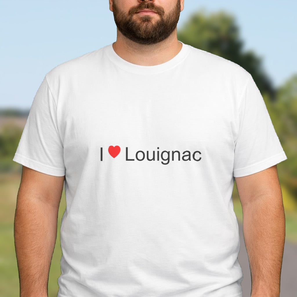 T-shirt I love louignac