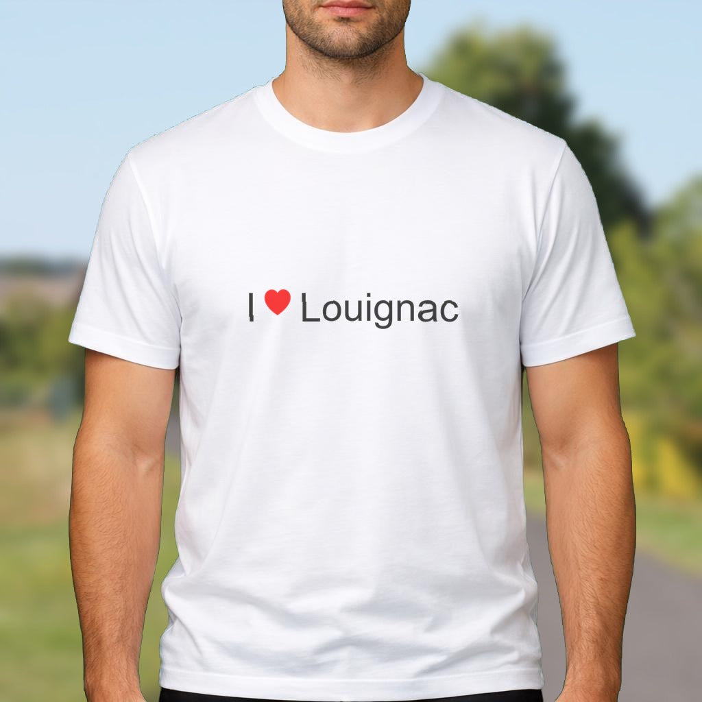 T-shirt I love louignac