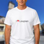 T-shirt I love loupian