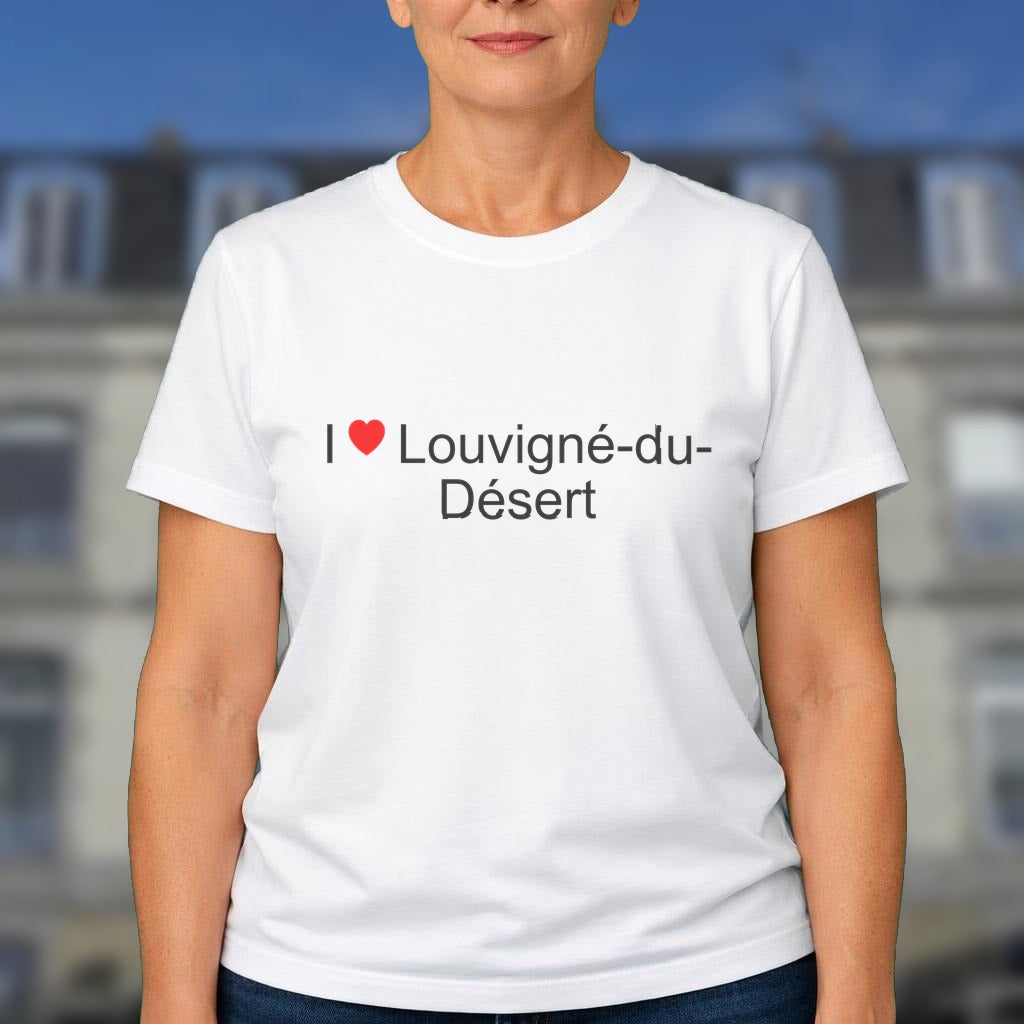T-shirt I love louvigné-du-désert