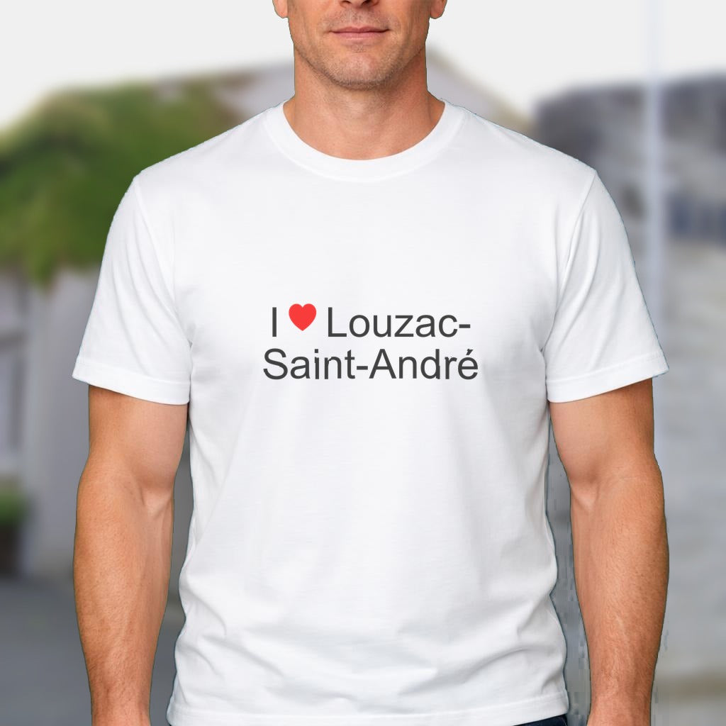 T-shirt I love louzac-saint-andré