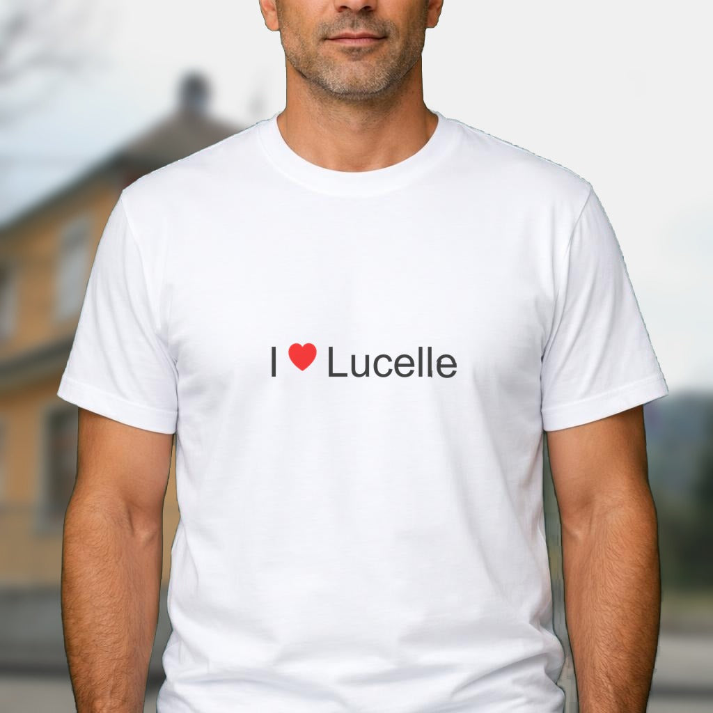 T-shirt I love lucelle