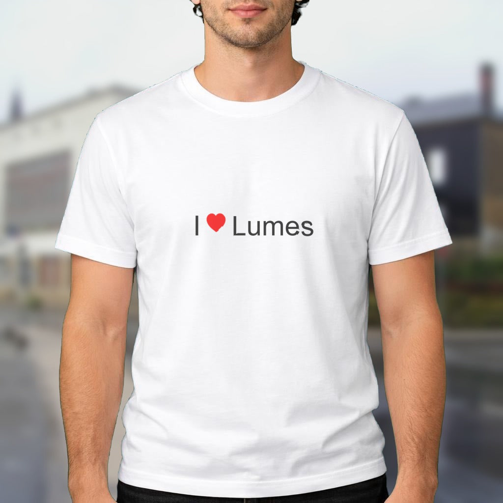 T-shirt I love lumes
