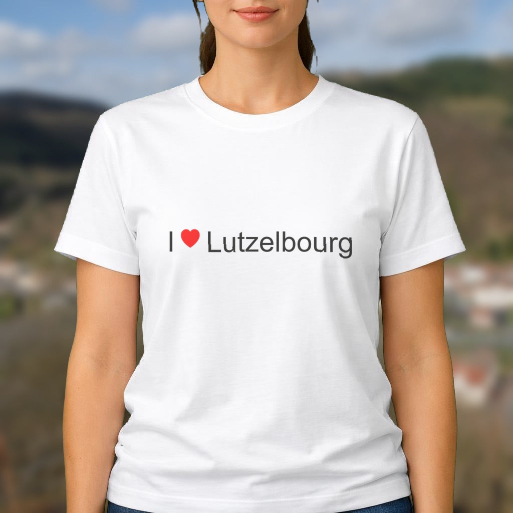 T-shirt I love lutzelbourg
