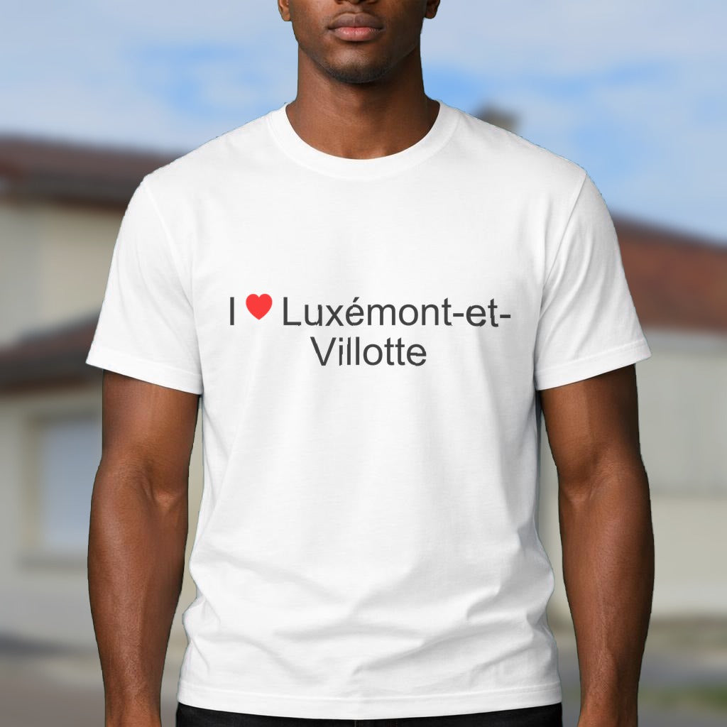 T-shirt I love luxémont-et-villotte