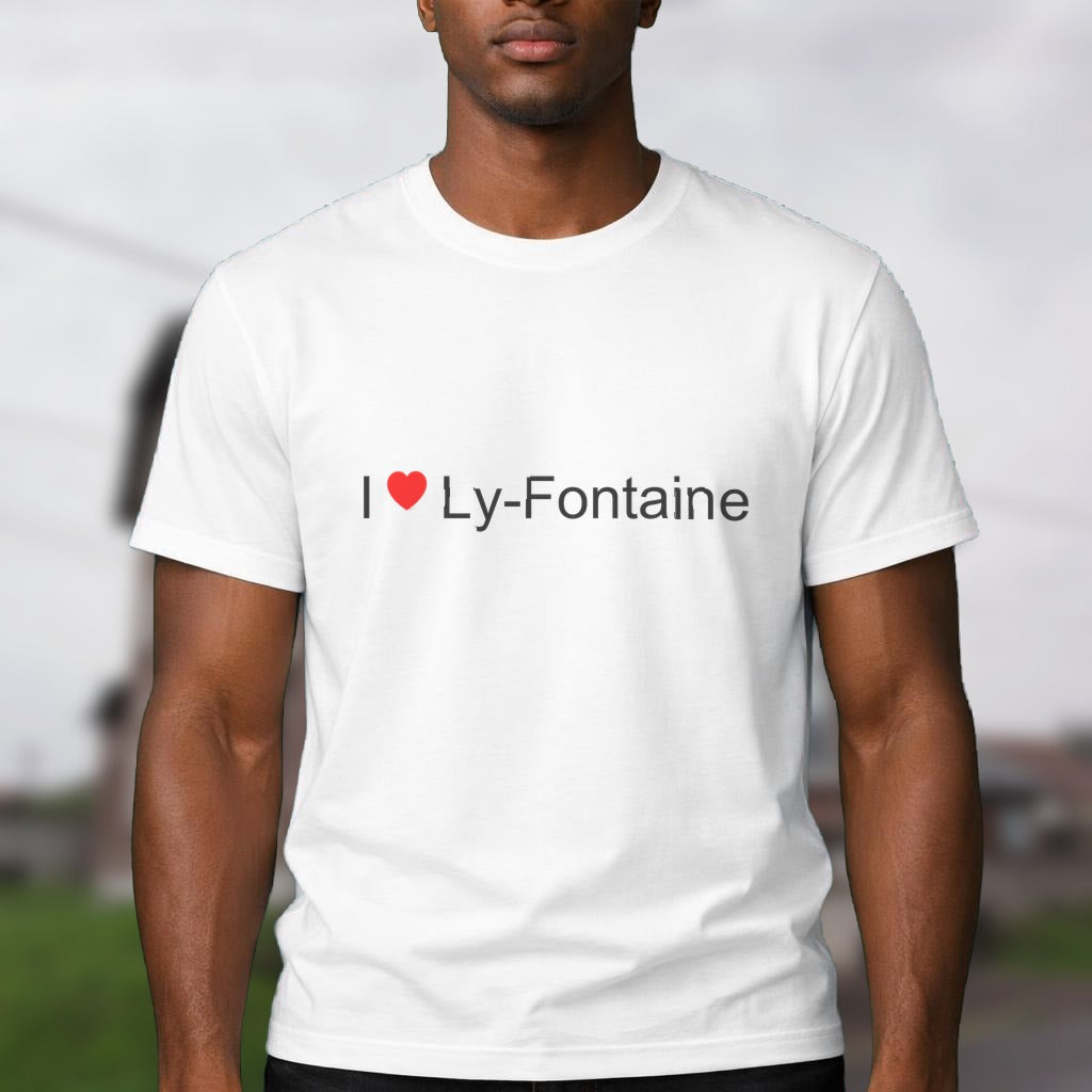 T-shirt I love ly-fontaine