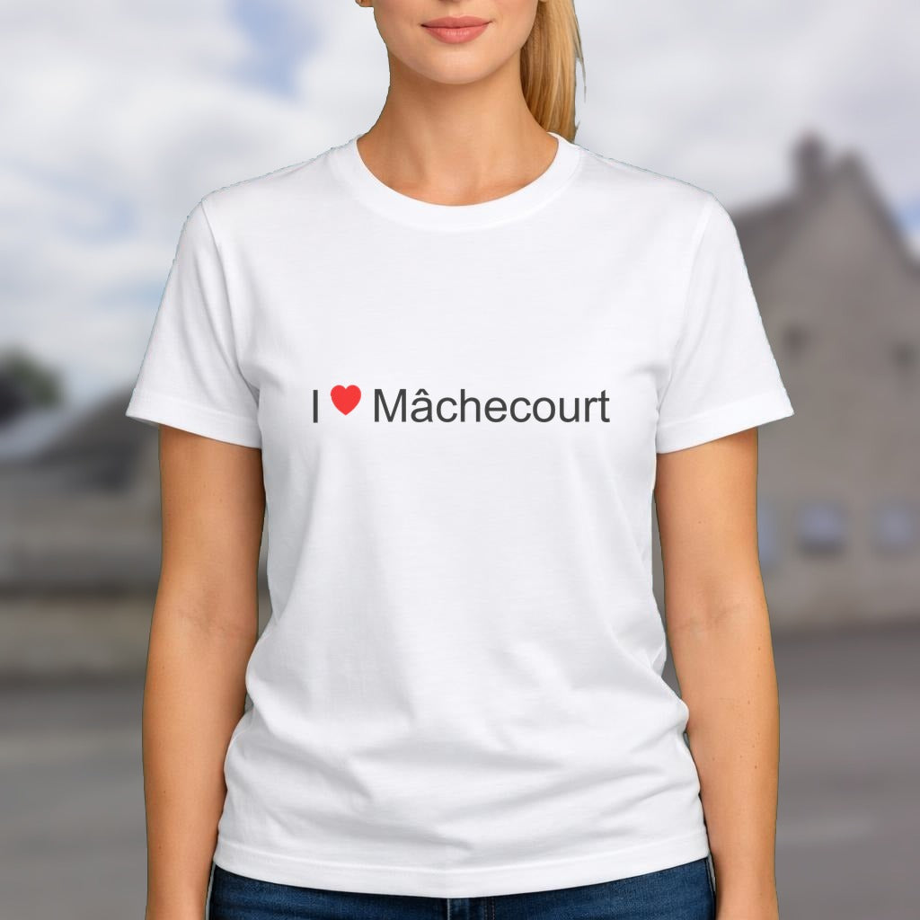 T-shirt I love mâchecourt