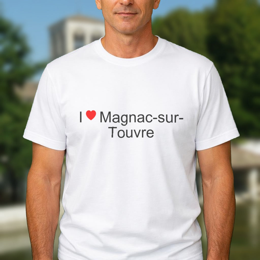 T-shirt I love magnac-sur-touvre