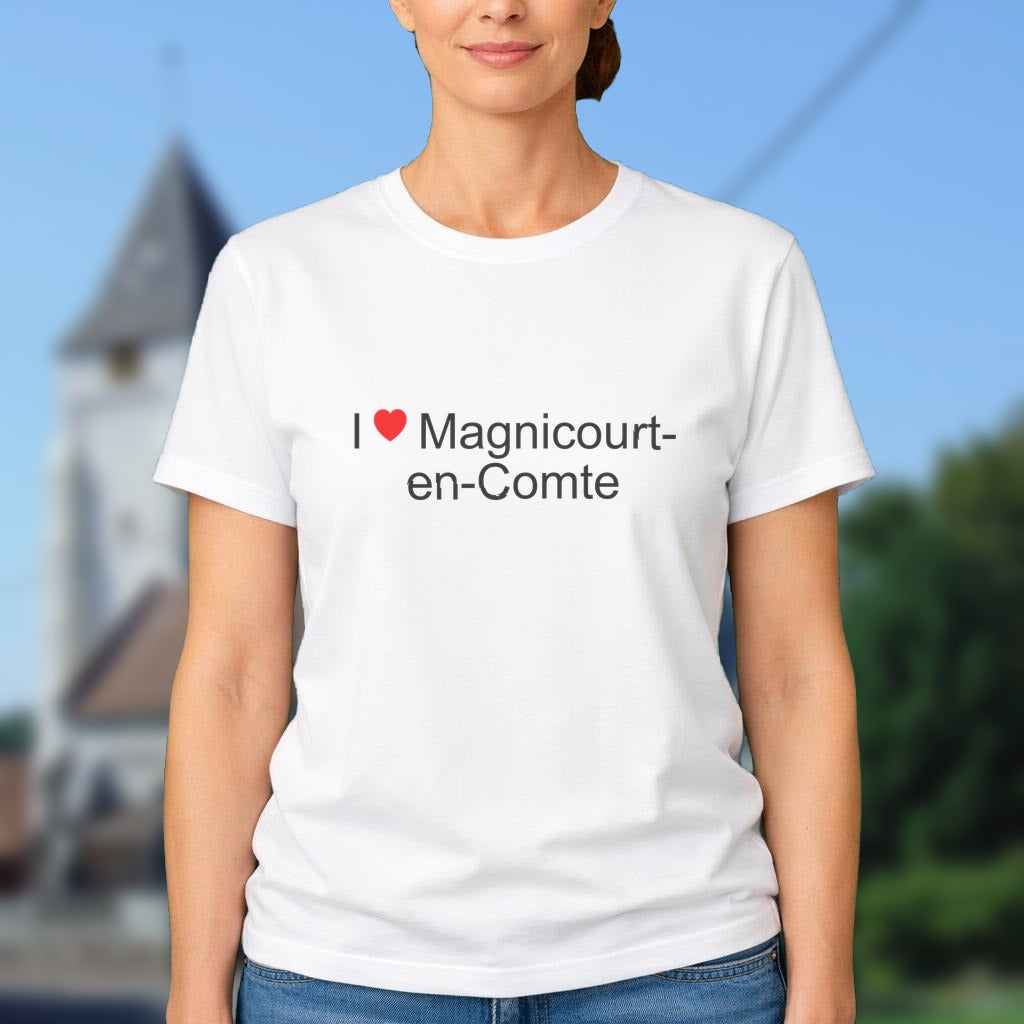 T-shirt I love magnicourt-en-comte