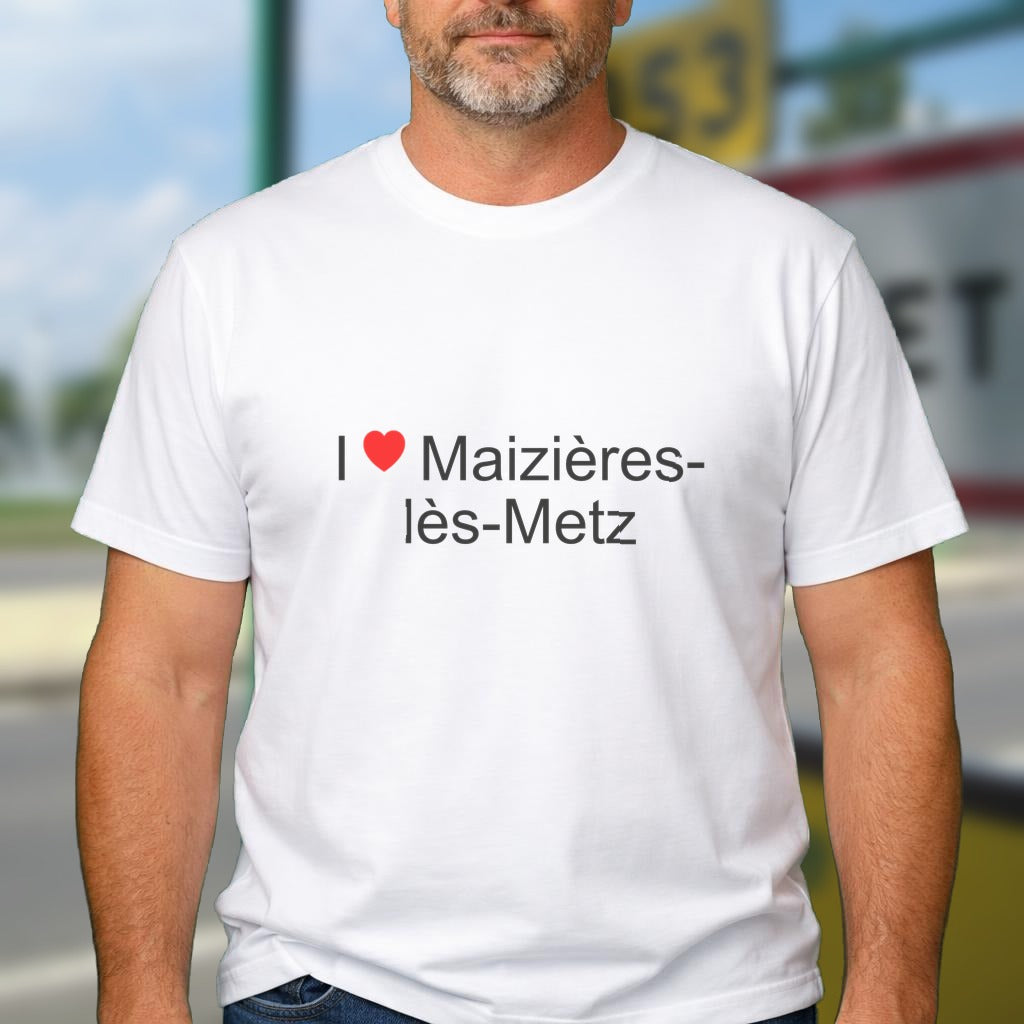T-shirt I love maizières-lès-metz
