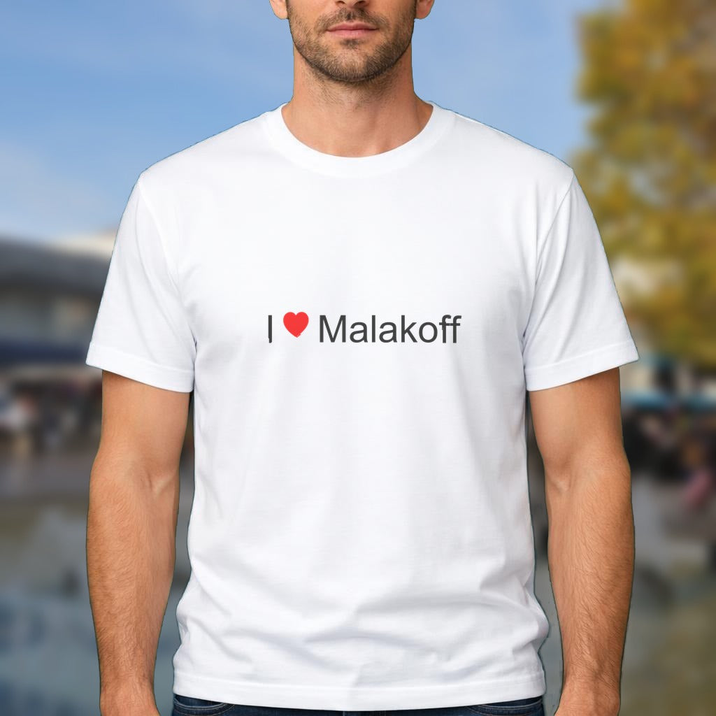 T-shirt I love malakoff