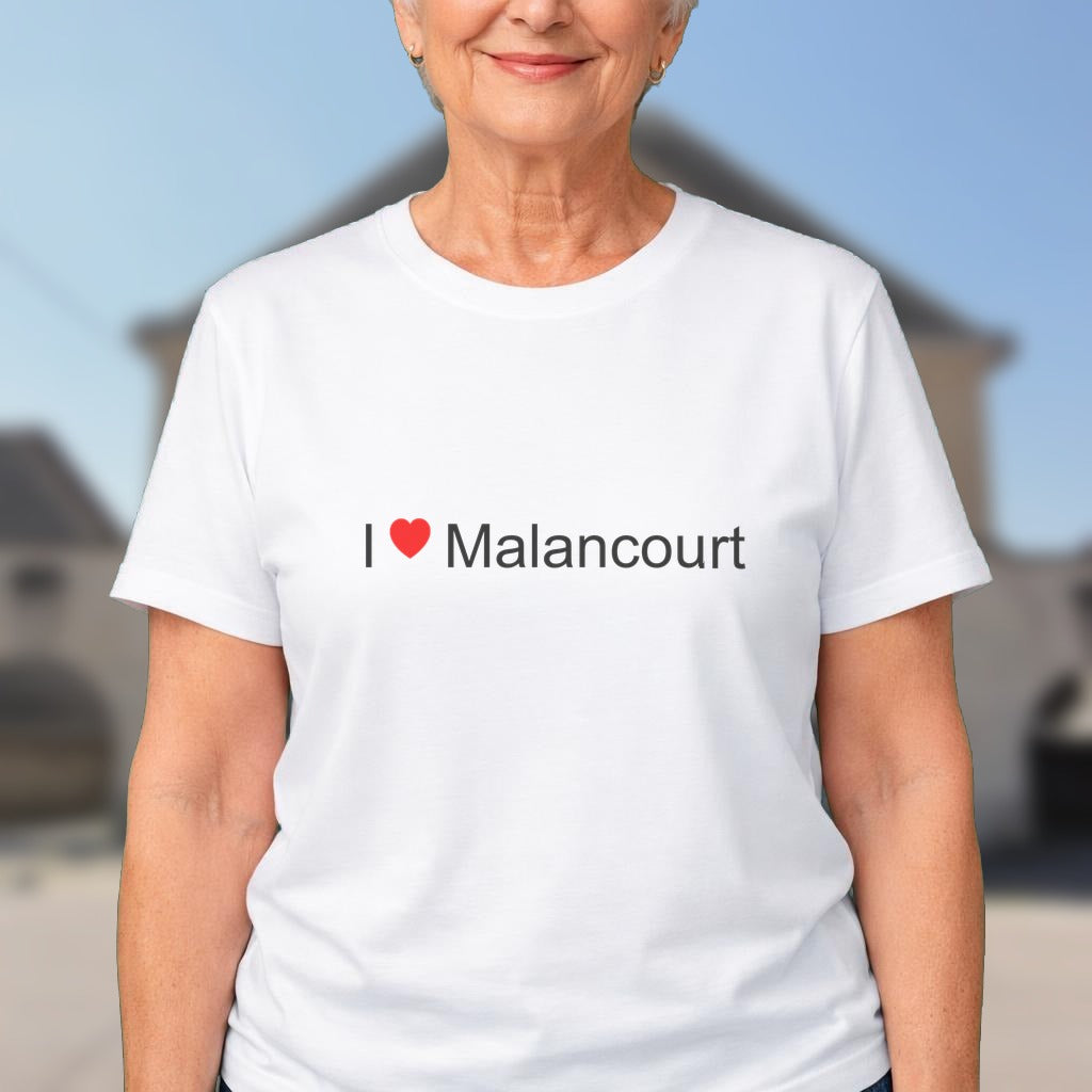 T-shirt I love malancourt