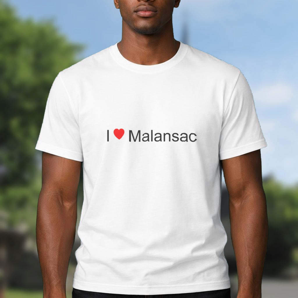 T-shirt I love malansac