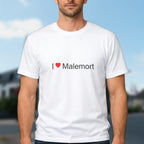 T-shirt I love malemort