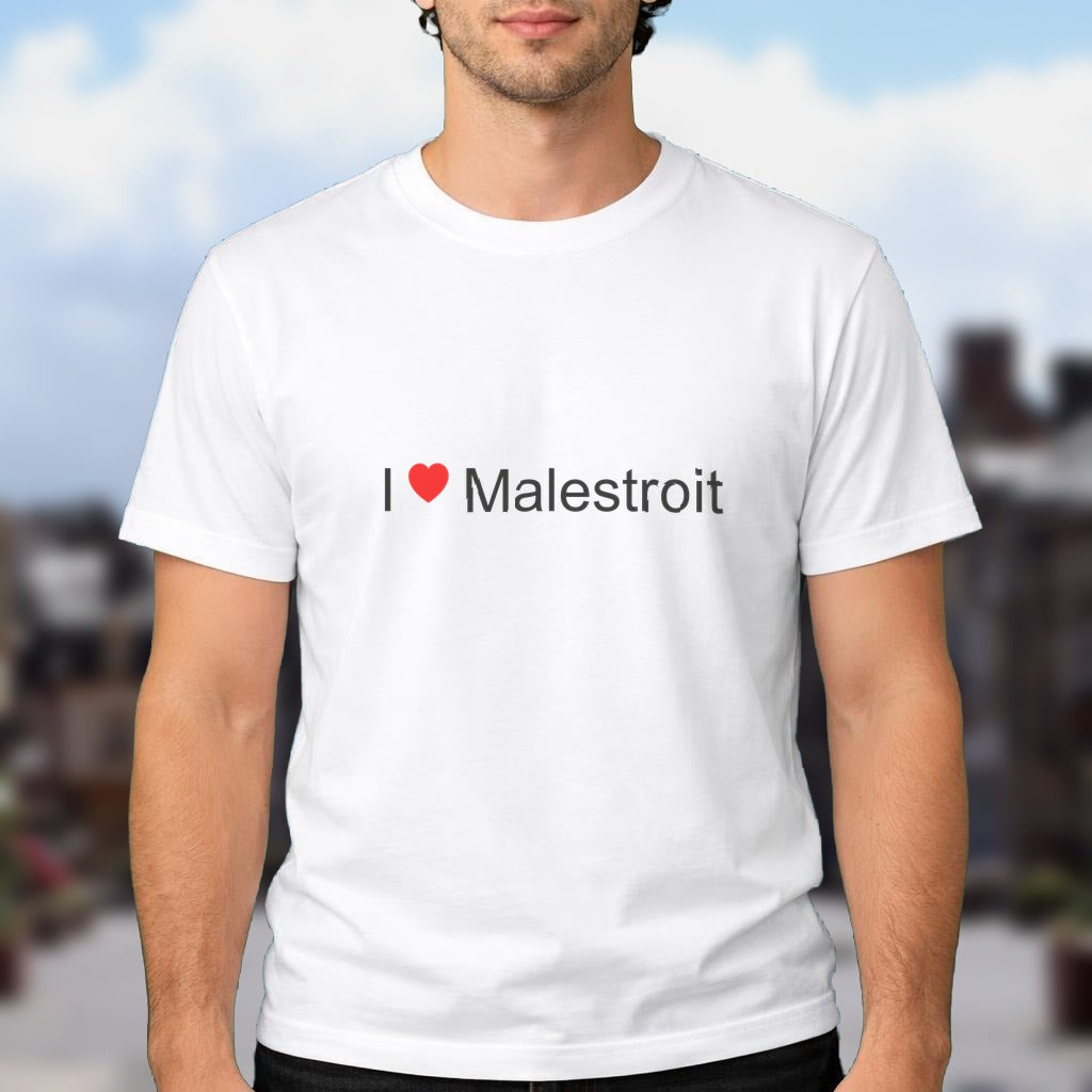 T-shirt I love malestroit