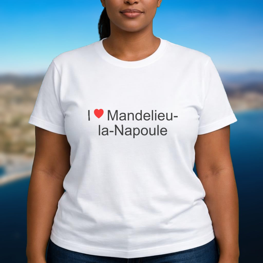 T-shirt I love mandelieu-la-napoule