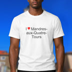 T-shirt I love mandres-aux-quatre-tours