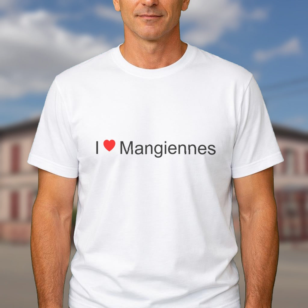 T-shirt I love mangiennes
