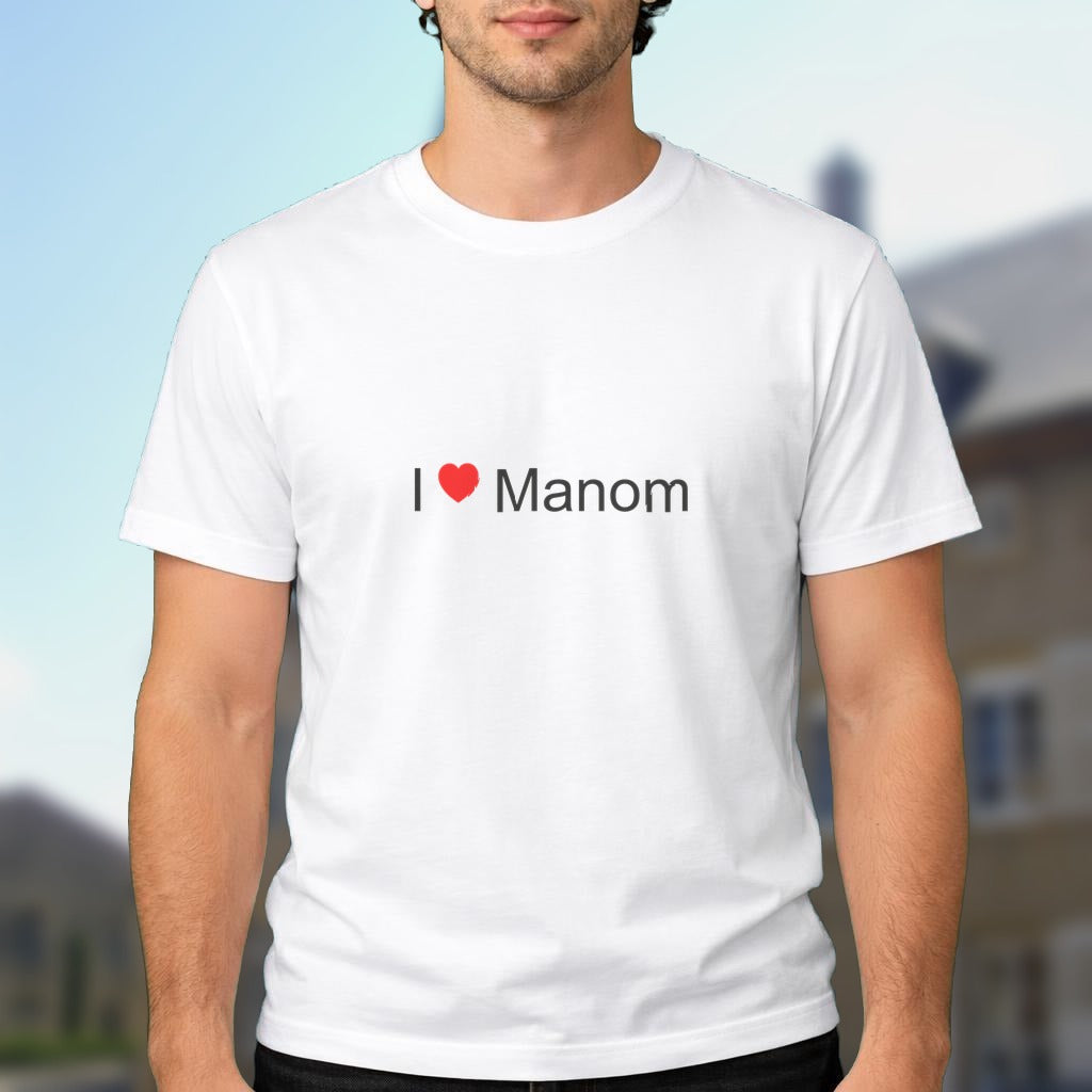 T-shirt I love manom