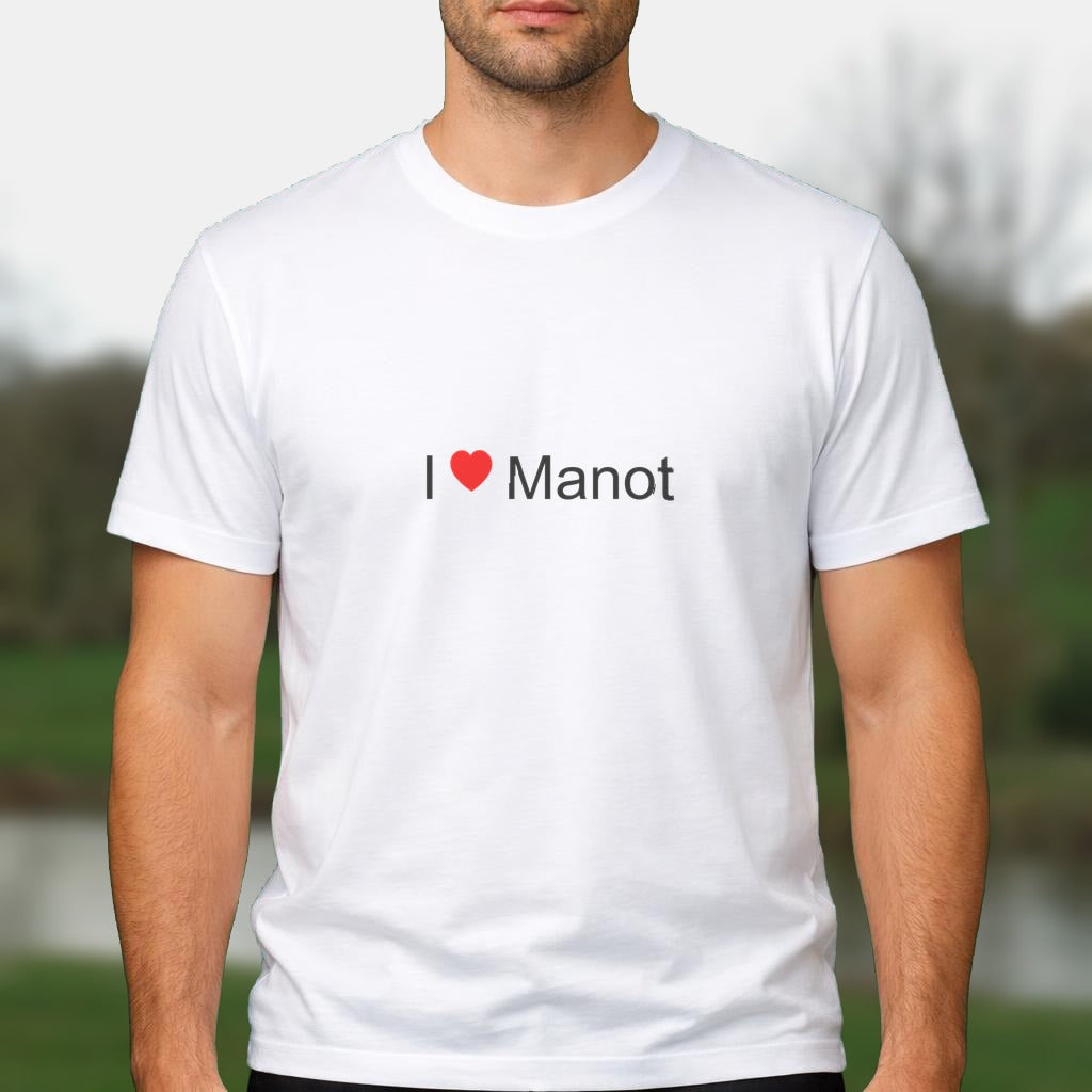 T-shirt I love manot