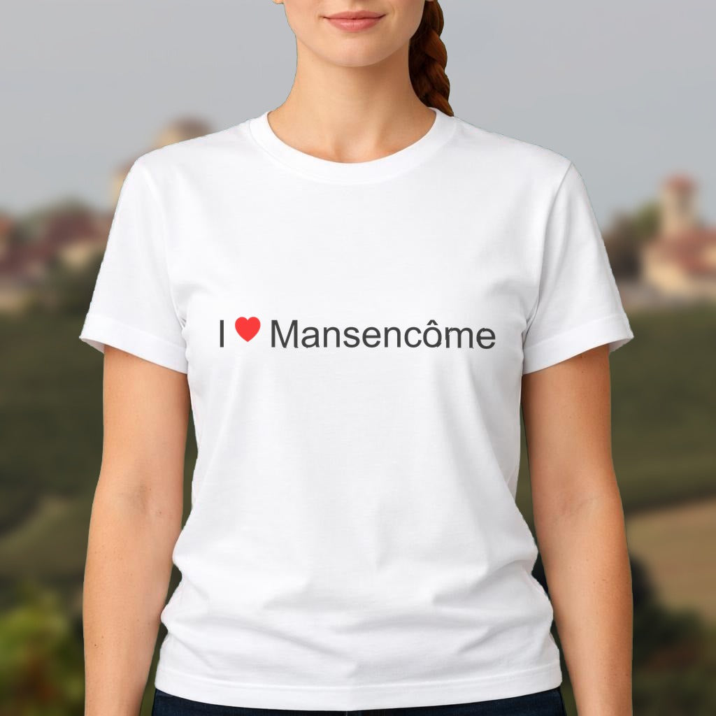 T-shirt I love mansencôme