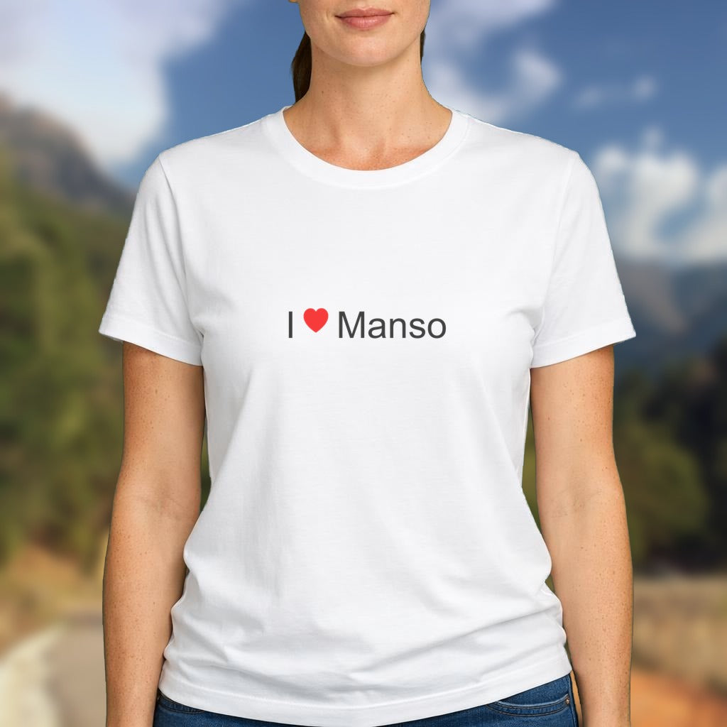 T-shirt I love manso