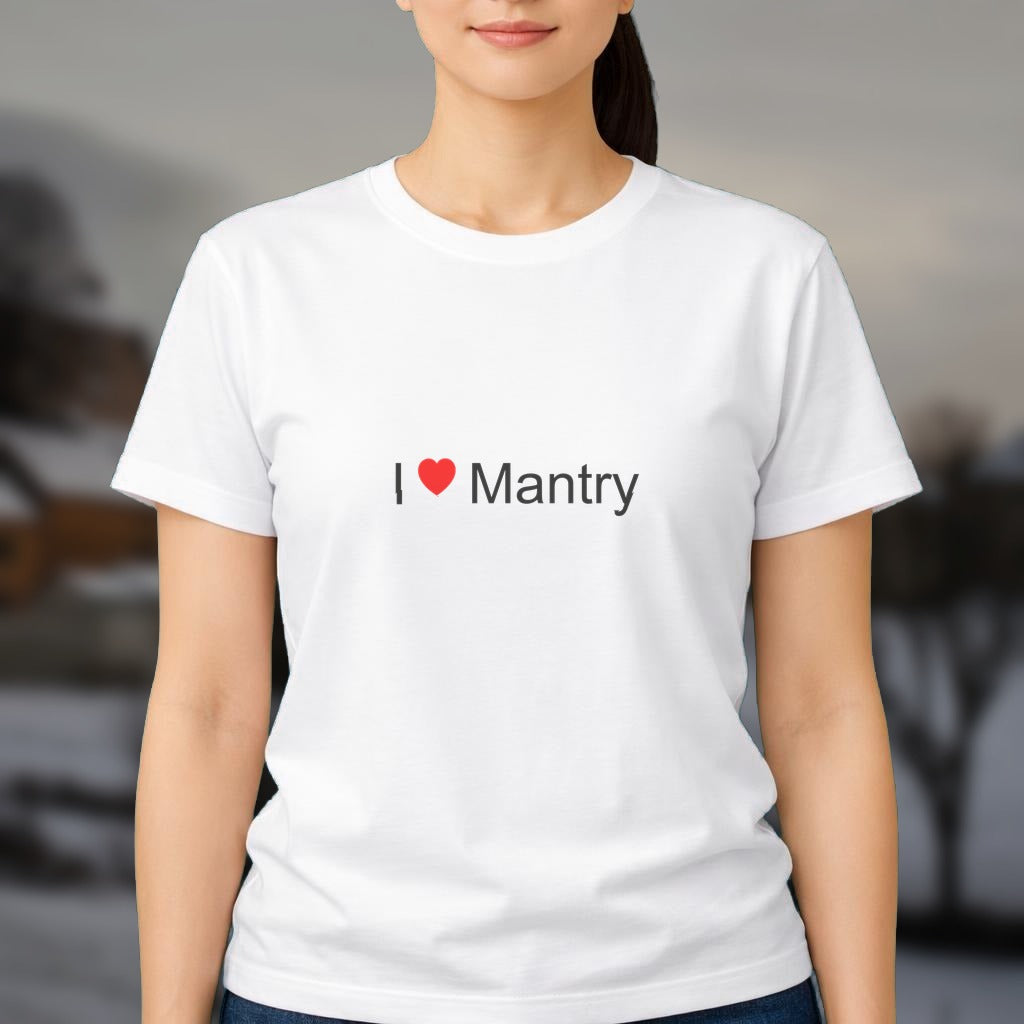 T-shirt I love mantry