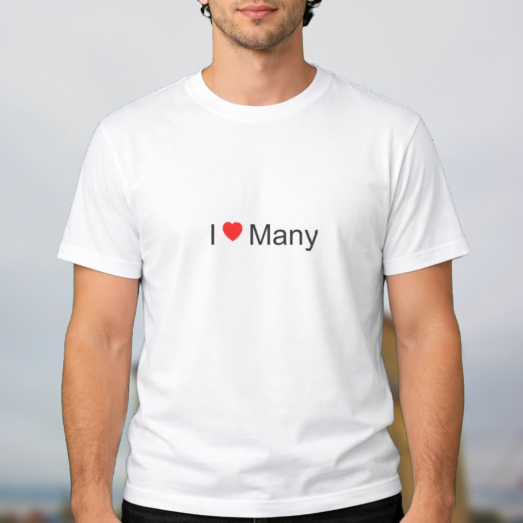 T-shirt I love many