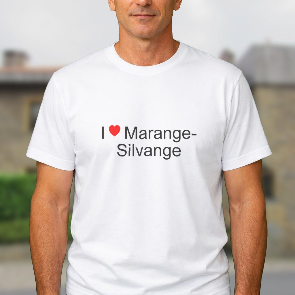 T-shirt I love marange-silvange