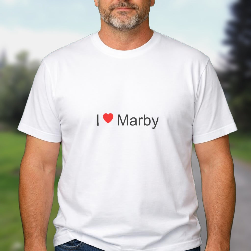 T-shirt I love marby