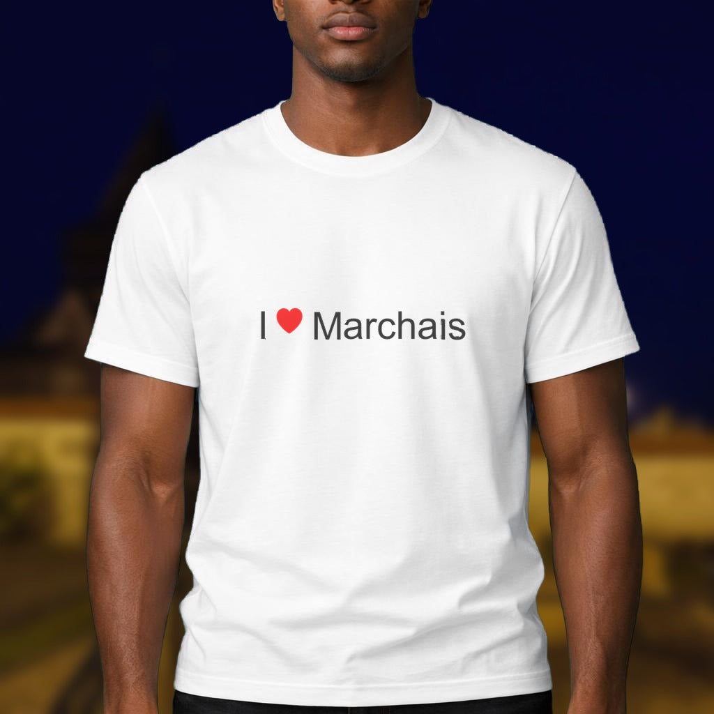 T-shirt I love marchais