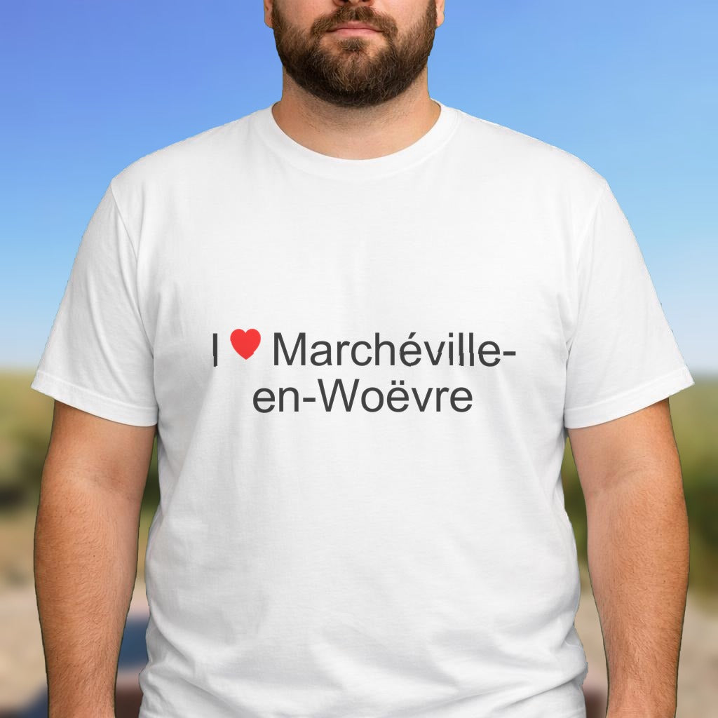 T-shirt I love marchéville-en-woëvre