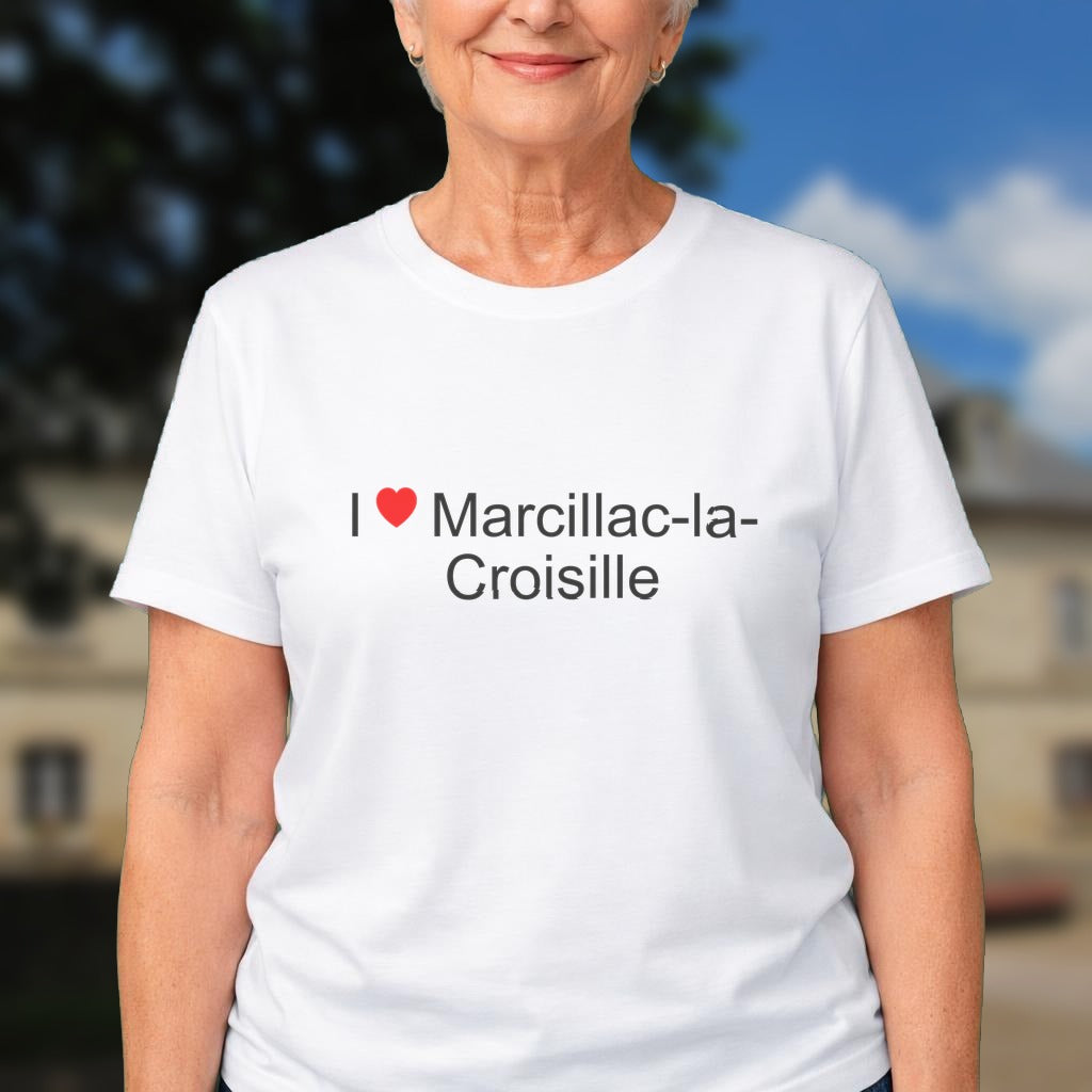 T-shirt I love marcillac-la-croisille
