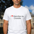 T-shirt I love marcillac-la-croisille