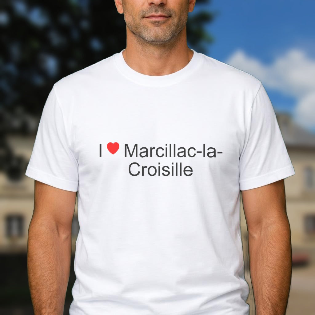 T-shirt I love marcillac-la-croisille