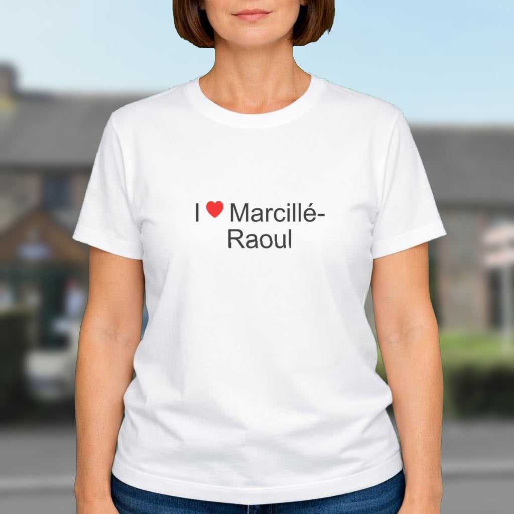 T-shirt I love marcillé-raoul
