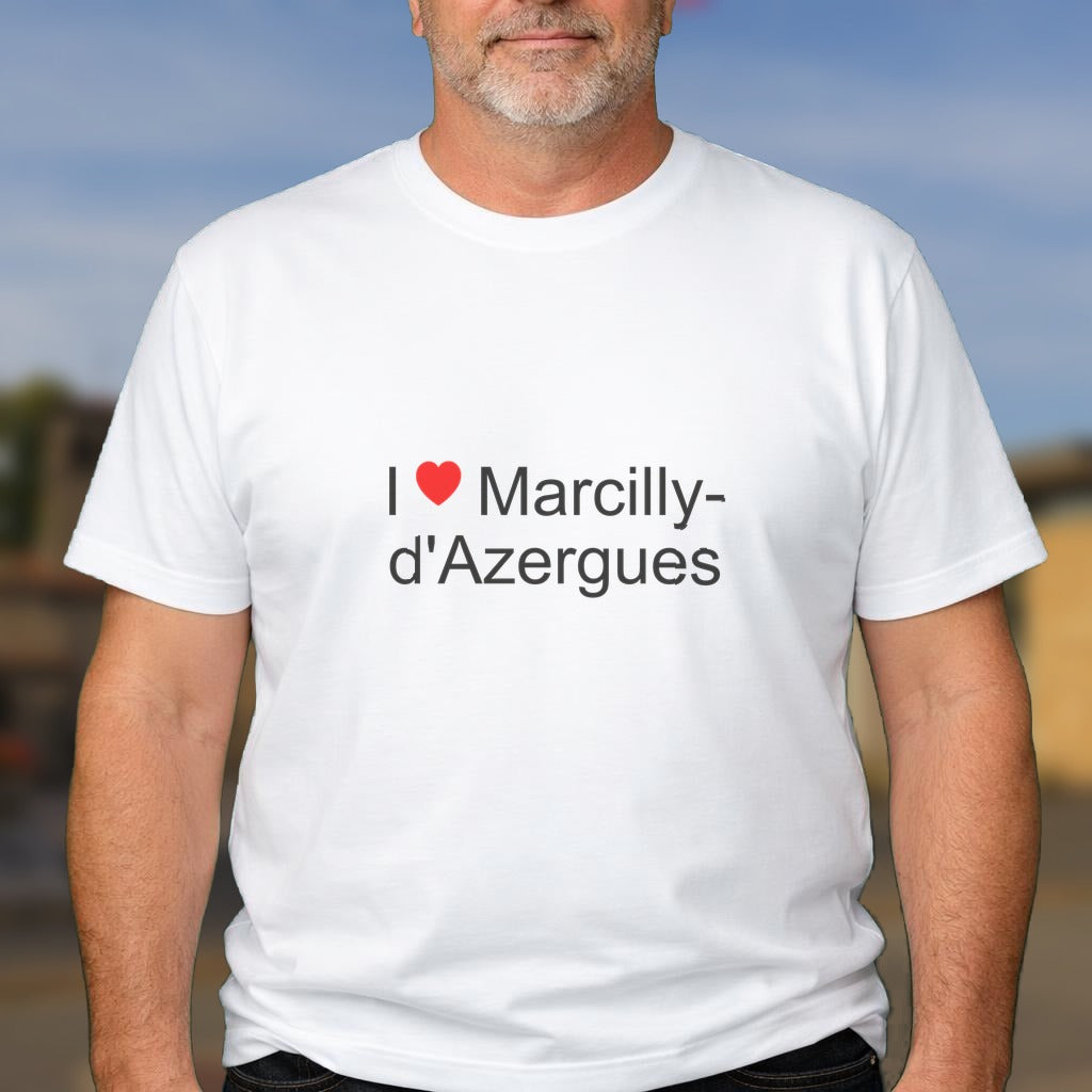 T-shirt I love marcilly-d'azergues