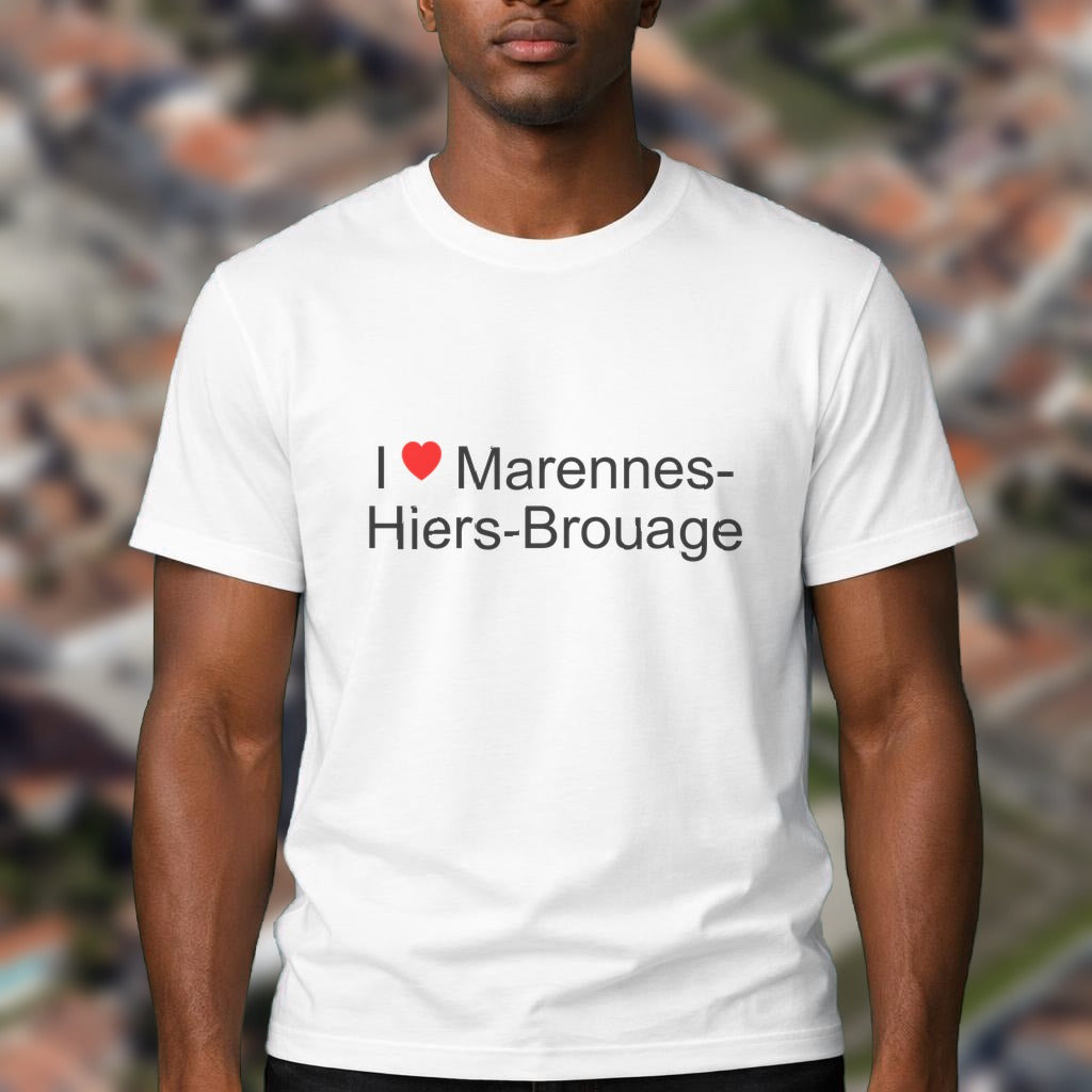 T-shirt I love marennes-hiers-brouage