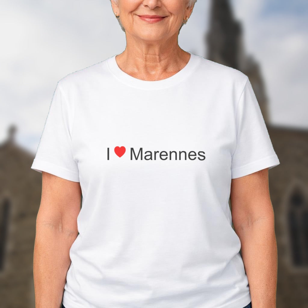 T-shirt I love marennes