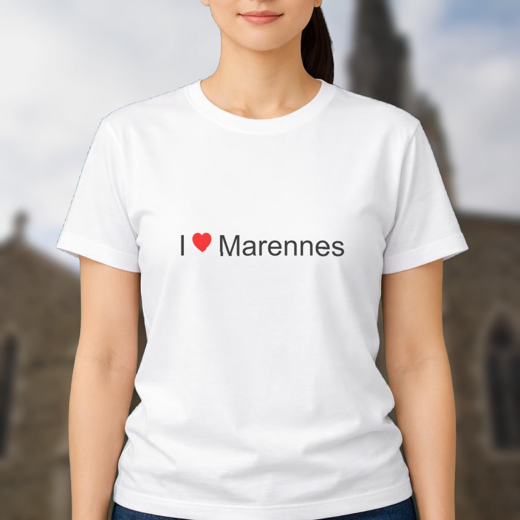 T-shirt I love marennes