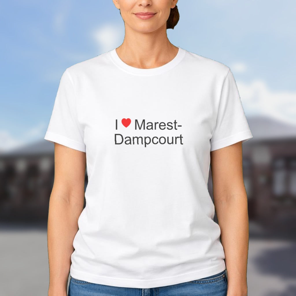 T-shirt I love marest-dampcourt
