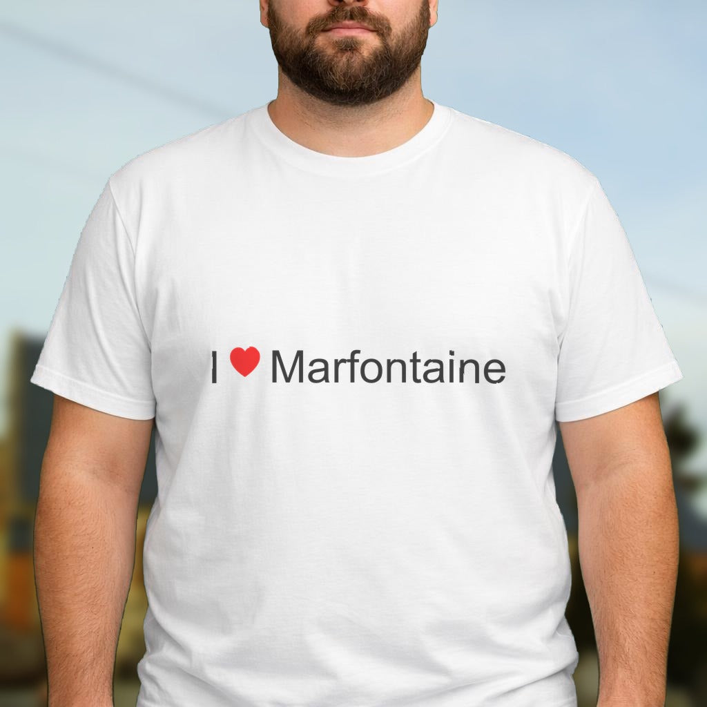 T-shirt I love marfontaine