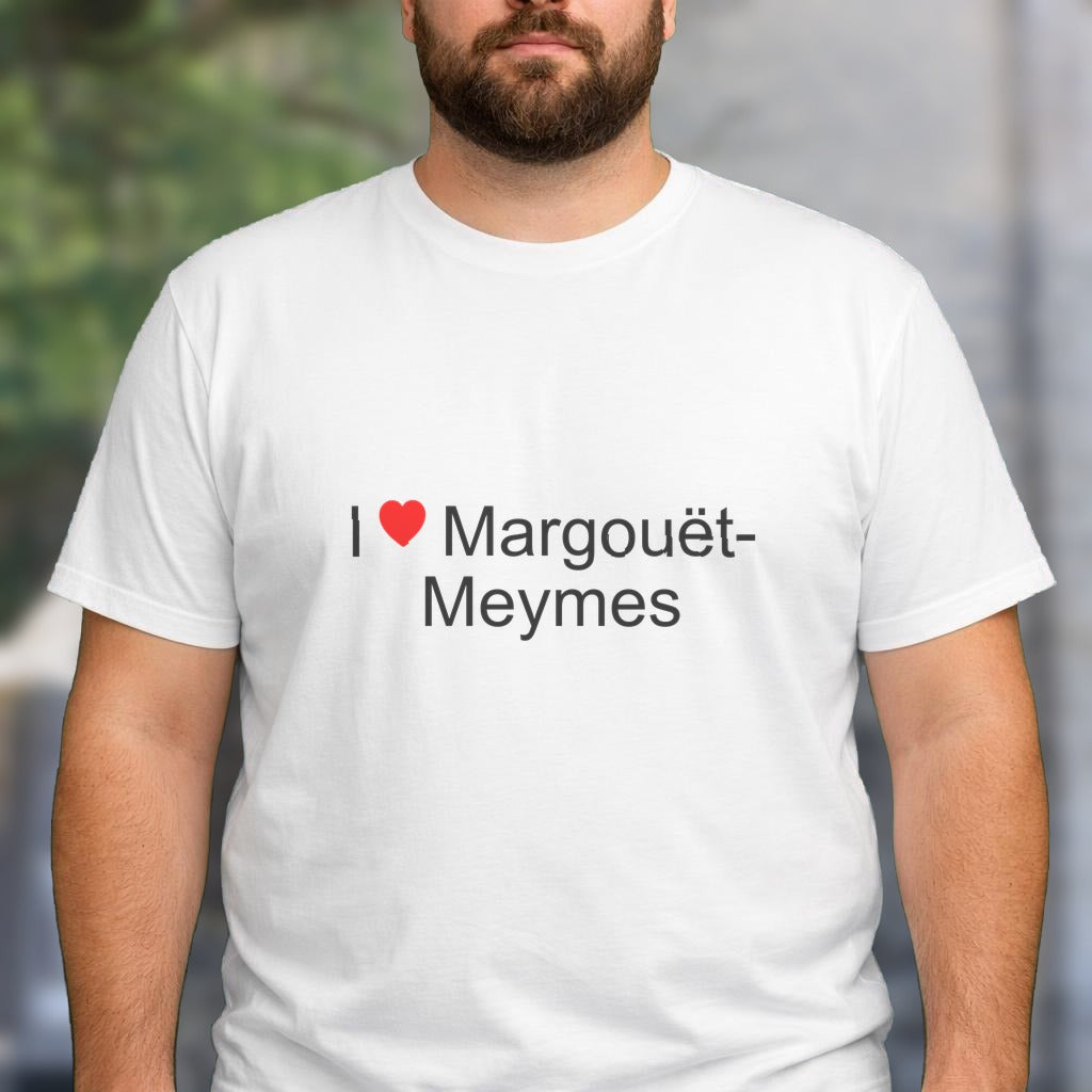 T-shirt I love margouët-meymes