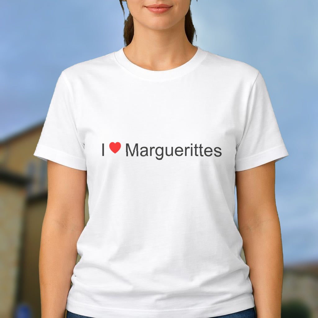 T-shirt I love marguerittes
