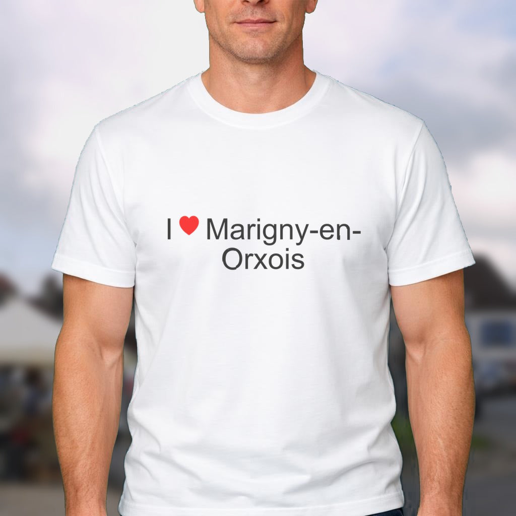 T-shirt I love marigny-en-orxois