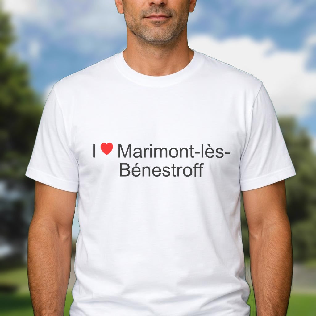 T-shirt I love marimont-lès-bénestroff