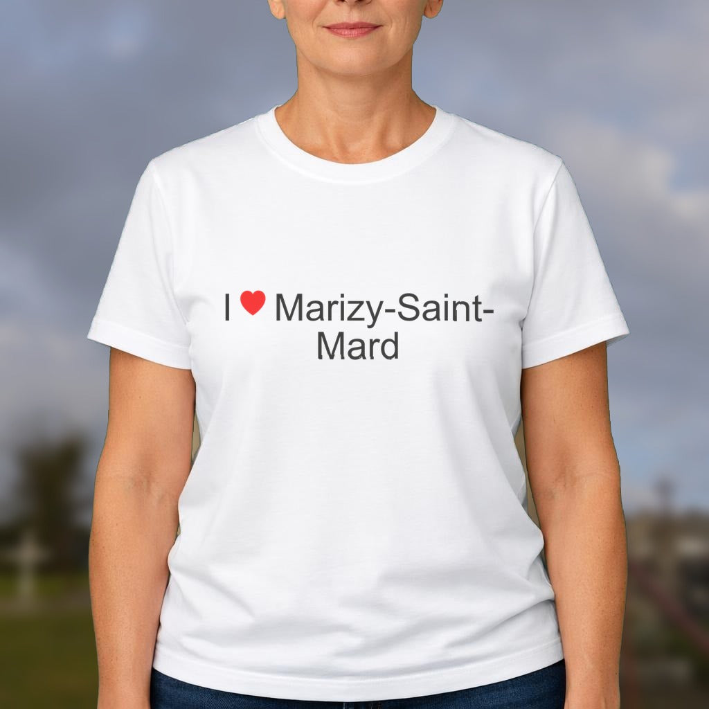 T-shirt I love marizy-saint-mard